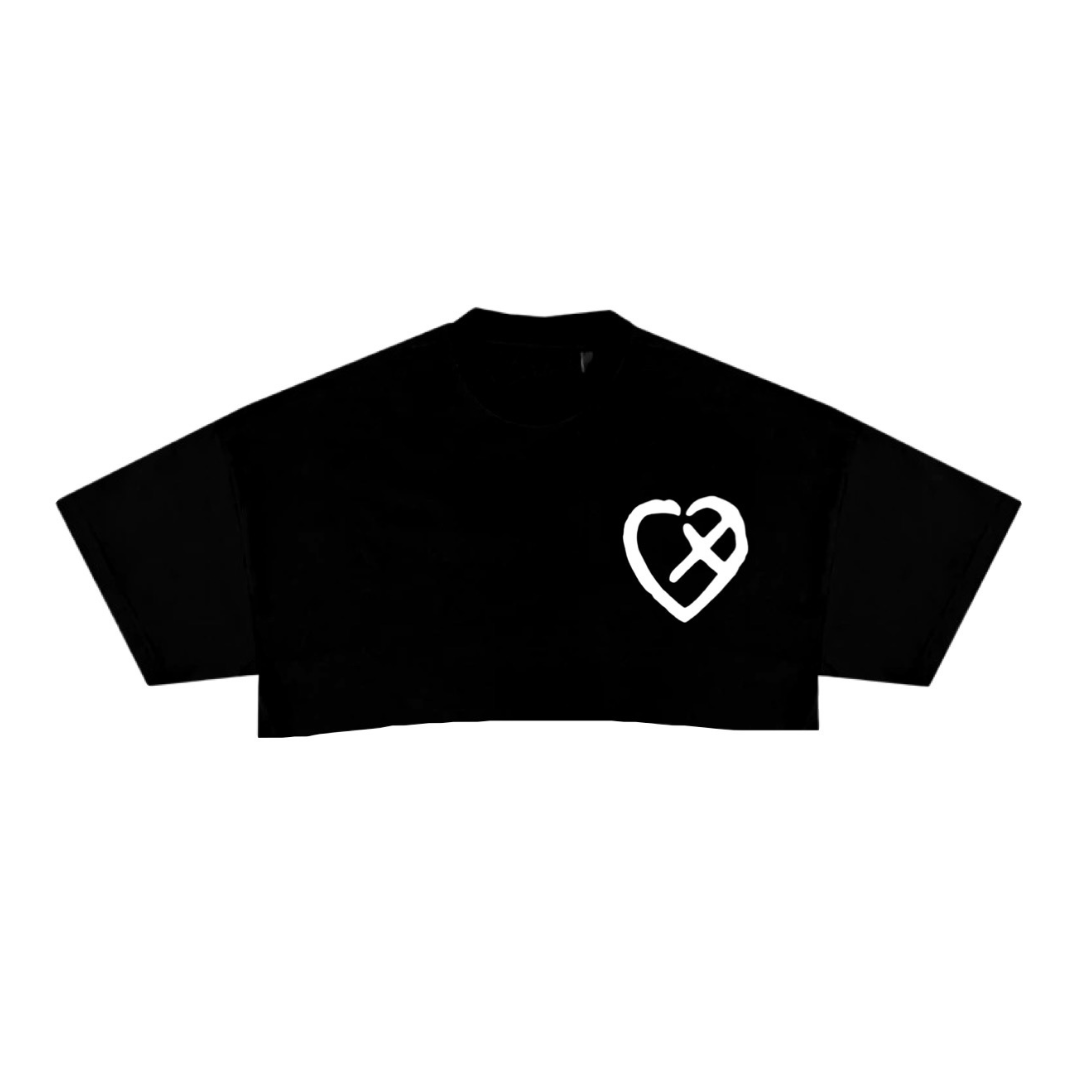 WHU Crewneck Crop Top